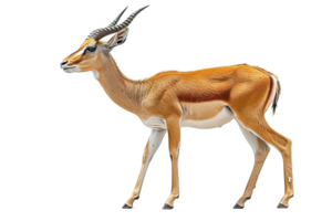 ai generiert Antilope Tier isoliert auf transparent Hintergrund ,generativ ai png