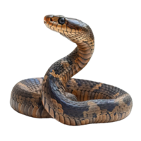 ai gerado serpente isolado em transparente fundo , generativo ai png