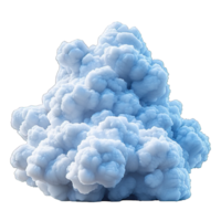AI generated cloud isolated on transparent background ,generative ai png