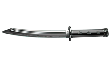 AI generated Traditional Japanese katana sword isolated on transparent background ,generative ai png