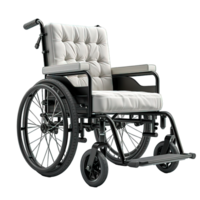 AI generated wheelchair isolated on transparent background ,disability chair png ,generative ai