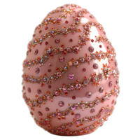 AI generated Easter egg decoration isolated on transparent background ,easter egg png ,generative ai