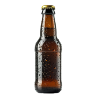 ai gegenereerd bier fles geïsoleerd Aan transparant achtergrond ,bier fles PNG ,generatief ai