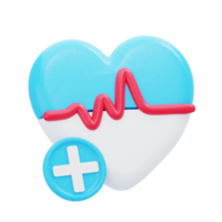 Gezondheid en geneeskunde 3d icoon png