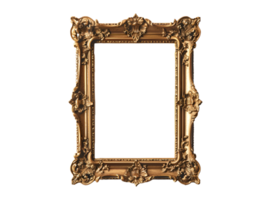 AI generated Frame on the wall png