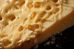 AI generated Rich Cheese piece. Generate AI photo