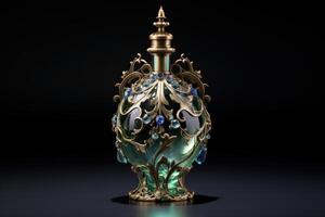 AI generated Compact Perfume bottle. Generate Ai photo