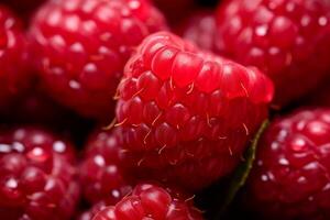 AI generated Alluring Raspberry background. Generate Ai photo