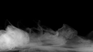 Abstract Smoke Fog and Mist Effect Swirling Surreal Shapes Background video