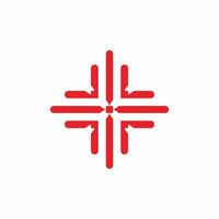 targeting icon bullsey vector