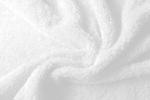 Defocused of abstract white towel background with waves. photo