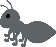 Grey Ant Insect vector