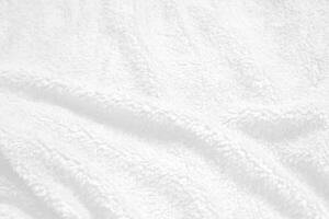 Defocused of abstract white towel background with waves. photo