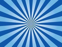 abstract blue sunburst pattern background for modern graphic design element. shining ray cartoon with colorful for website banner wallpaper and poster card decoration vector