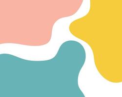 Organic shape abstract background vector