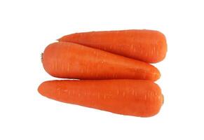 Carrot isolated on white background with clipping path. photo