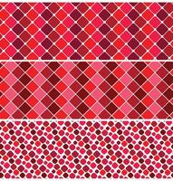 Seamless red square geometric pattern. Vector creative background texture. Bedroom wallpaper