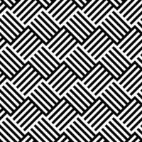 Crosshatch seamless pattern monochrome vector