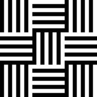 Tiling floor and wallpaper texture geometric pattern seamless monochrome. Vector illustration