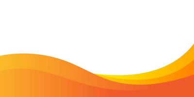 Abstract orange wavy business background. Vector illustration