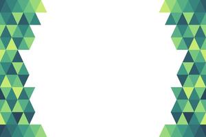 Abstract modern background with green geometric shape. Vector Illustration