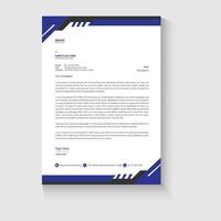 Letterhead design template vector