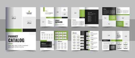 Multipurpose product catalog design, company furniture product catalogue, multipage catalog brochure, company profile and product portfolio template design vector