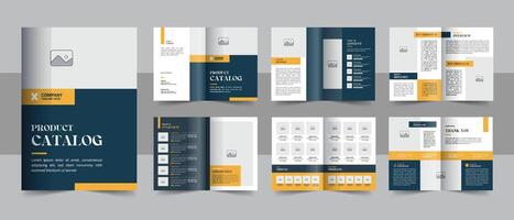 Multipurpose product catalog design, company furniture product catalogue, multipage catalog brochure, company profile and product portfolio template vector