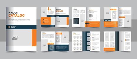 Minimalist product catalog design template, multipurpose product catalogue layout design template, a4 Company product brochure template design vector