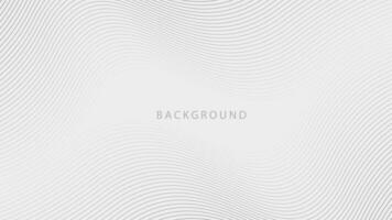 White abstract background with curved lines pattern. Futuristic wave line background suitable for banners, posters, cards and wallpapers. vector