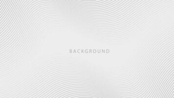 White abstract background with curved lines pattern. Futuristic wave line background suitable for banners, posters, cards and wallpapers. vector