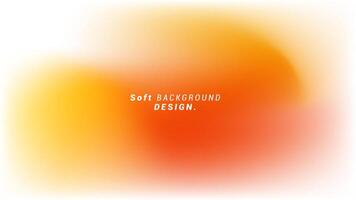 Soft background orange white gradient color. Minimalist fluid background. suitable for banners, posters, cards, presentations, landing pages. Vector illustration