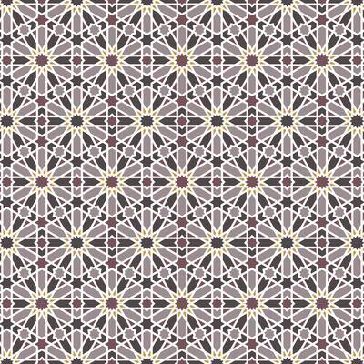 Arabic pattern background. Islamic ornament vector. Traditional Arabian geometry.
