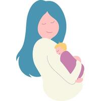 mother decorative cute drawing element vector