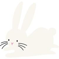 bunny hand drawn decorative element vector