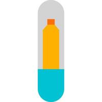 microchip flat style illustration vector