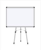 Projector Screen . Empty White Board vector