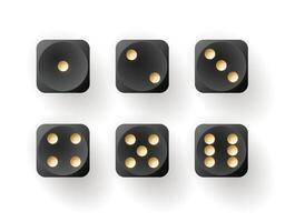 Dice of vector gambling games