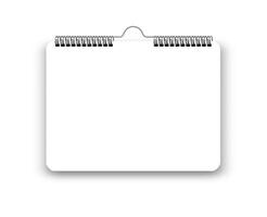 Notebook mockup text or corporate vector
