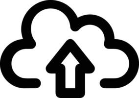 Cloud icon symbol vector image. Illustration of the hosting storage design image