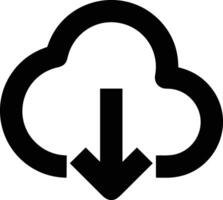 Cloud icon symbol vector image. Illustration of the hosting storage design image