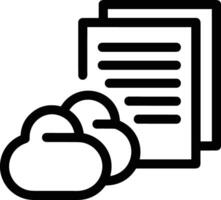 Cloud icon symbol vector image. Illustration of the hosting storage design image