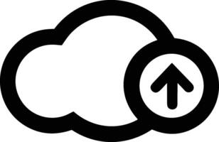 Cloud icon symbol vector image. Illustration of the hosting storage design image