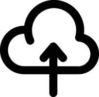 Cloud icon symbol vector image. Illustration of the hosting storage design image