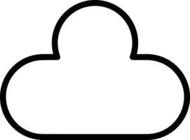 Cloud icon symbol vector image. Illustration of the hosting storage design image