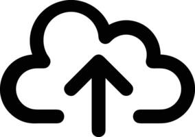 Cloud icon symbol vector image. Illustration of the hosting storage design image