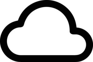 Cloud icon symbol vector image. Illustration of the hosting storage design image