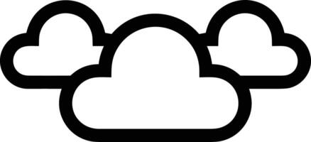 Cloud icon symbol vector image. Illustration of the hosting storage design image