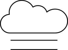 Cloud icon symbol vector image. Illustration of the hosting storage design image