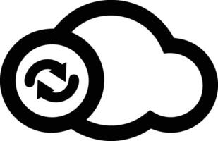 Cloud icon symbol vector image. Illustration of the hosting storage design image